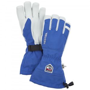 Prezzi Hestra army leather heli ski 5 finger guanti (6, blu)