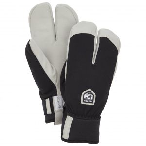 Prezzi Hestra w.s. wool terry split mitt guanti (6, nero/grigio)