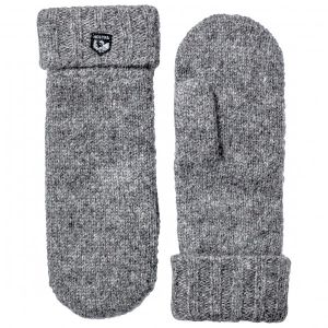 Prezzi Hestra bonnie knit mitt guanti (6, grigio)