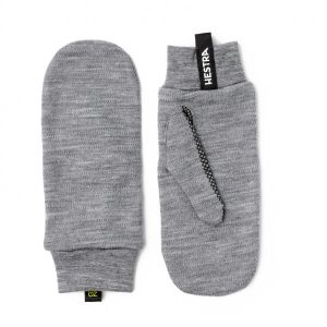 Prezzi Hestra merino touch point mitt guanti (6, grigio)