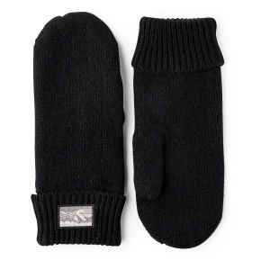 Prezzi Hestra raggwool mitt guanti (10, nero)