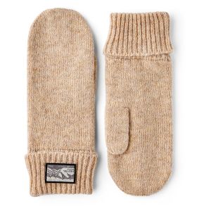 Prezzi Hestra raggwool mitt guanti (10, beige)