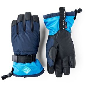 Prezzi Hestra gauntlet czone junior 5 finger guanti bambini (3, blu)