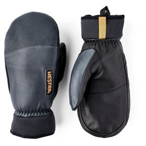 Prezzi Hestra army leather wool terry mitt guanti (7, grigio)