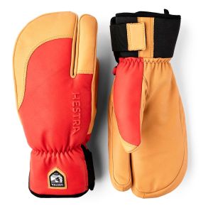 Prezzi Hestra topo 3 finger guanti (10, rosso)