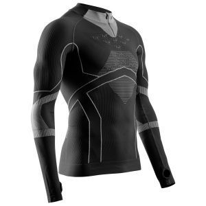 Prezzi X-bionic energy accumulator light l/s 1/2 zip intimo da sci uomo (s, nero)