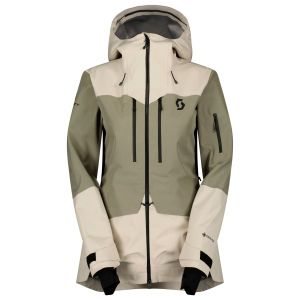 Prezzi Scott women\'s line chaser gtx 3l jacket giacca da sci donna (s, beige/olivia)