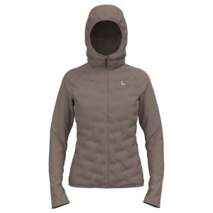 Prezzi Odlo women\'s zeroweight insulator mid layer full zip giacca sci di fondo donna (s, grigio/marrone)