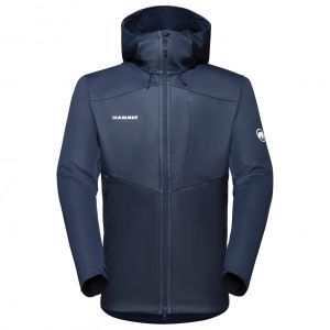 Prezzi Mammut ultimate vii so hooded jacket giacca softshell (s, blu)