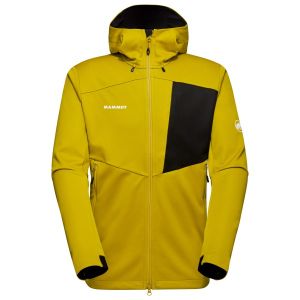 Prezzi Mammut ultimate vii so hooded jacket giacca softshell (s, giallo)