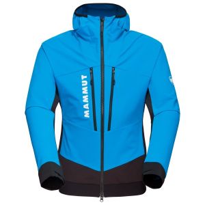 Prezzi Mammut aenergy so hybrid hooded jacket giacca softshell (l, blu)