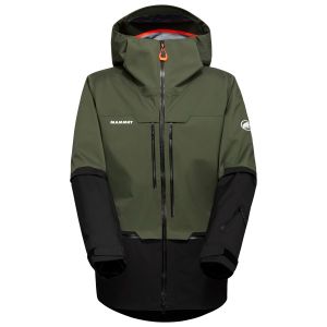 Prezzi Mammut haldigrat hardshell hooded jacket giacca da sci uomo (s, olivia/nero)