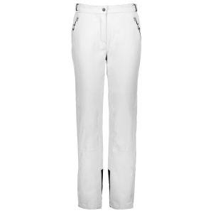 Prezzi Cmp women\'s pant stretch polyester 3w18596n pantaloni da sci donna (34, bianco/grigio)