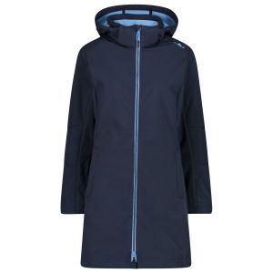 Prezzi Cmp women\'s parka zip hood softshell giacca softshell (34, blu)