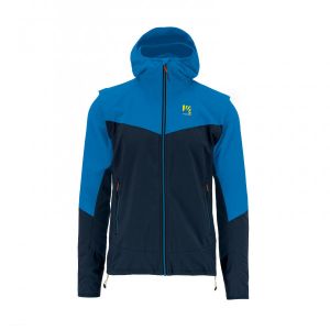 Prezzi Karpos lede convertible jacket giacca softshell uomo (m, blu)
