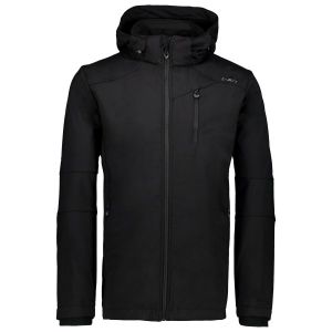 Prezzi Cmp jacket zip hood 3a40537 giacca softshell (48, nero)