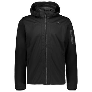 Prezzi Cmp jacket zip hood light softshell giacca softshell (52, nero)