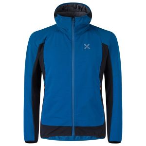 Prezzi Montura premium wind hoody jacket giacca softshell (s, blu)