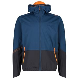 Prezzi Cmp jacket fix hood poly pongee giacca softshell (48, blu)