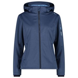 Prezzi Cmp women\'s softshell jacket zip hood giacca softshell donna (34, blu)