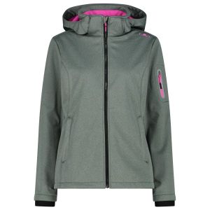 Prezzi Cmp women\'s softshell jacket zip hood giacca softshell (38, olivia/grigio)