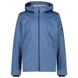 Prezzi Cmp jacket zip hood light melange giacca softshell (48, blu)