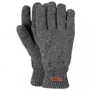 Prezzi Barts haakon gloves guanti (m/l, grigio)