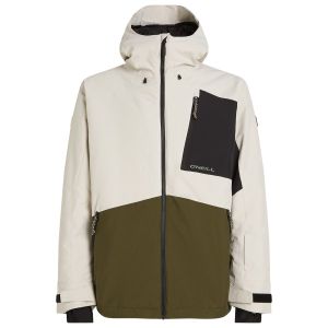 Prezzi O'neill o\'neill hammer block snow jacket giacca da sci uomo (m, beige)