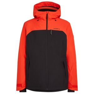 Prezzi O'neill o\'neill hammer plus snow jacket giacca da sci uomo (s, nero/rosso)