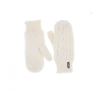 Prezzi Eisbar afra mittens guanti (one size, beige/bianco)