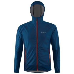 Prezzi Loffler hooded jacket norder windstopper light giacca sci di fondo uomo (48, blu)