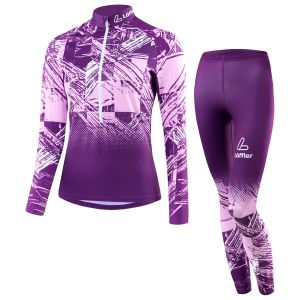 Prezzi Loffler women\'s racesuit worldcup 24 tuta outdoor donna (36, lilla)