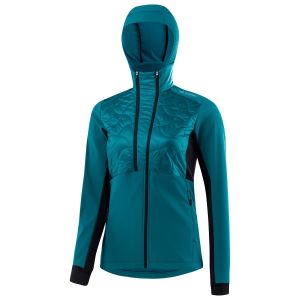 Prezzi Loffler women\'s hooded hybridjacket grace primaloft60 giacca sci di fondo donna (38, blu)