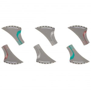 Prezzi Komperdell nordic walking 2-color vulcanized pads 3-pack (one size, grigio)