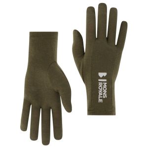 Prezzi Mons royale volta merino glove liner guanti (s, marrone/olivia)